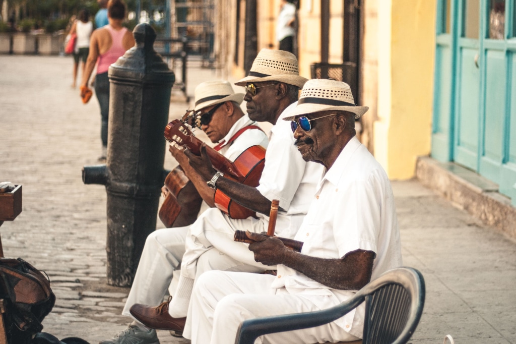 Musiciens de rue à Cuba
